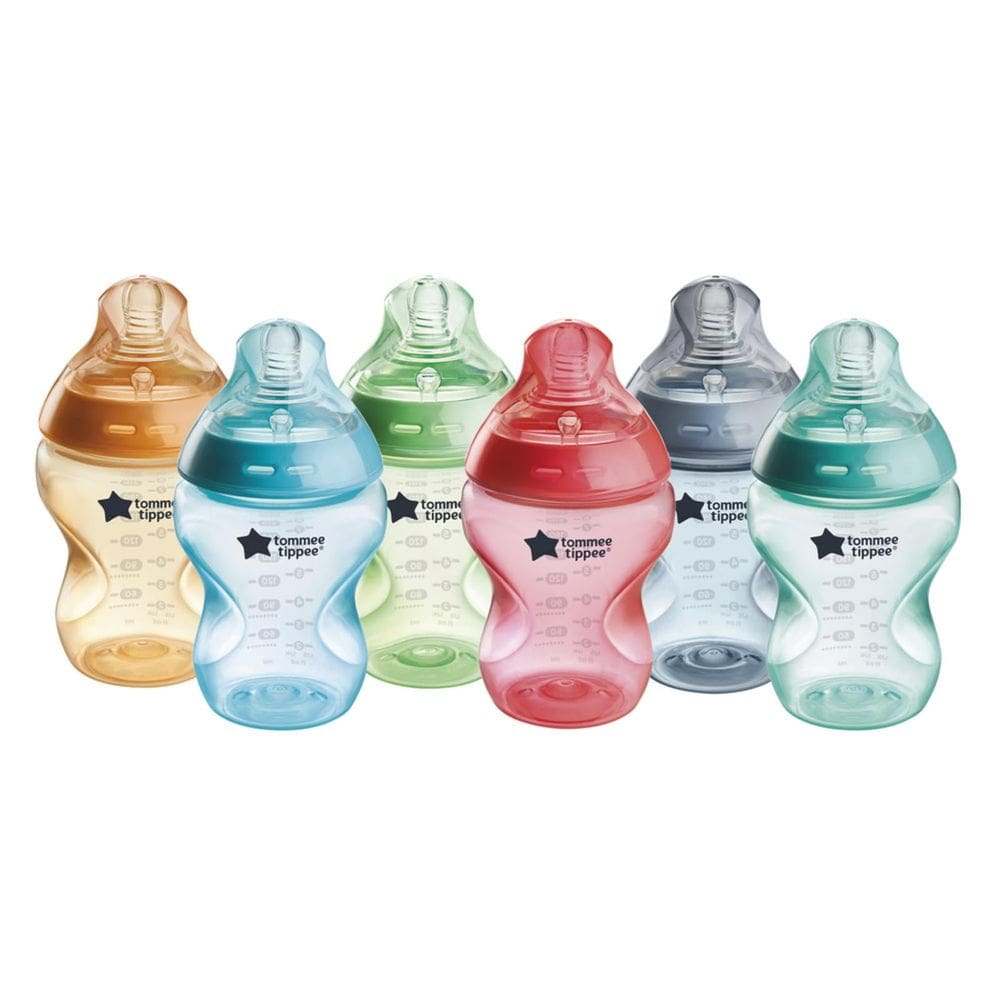 Mamadeiras Tommee Tippee Closer to Nature, 250 ml, pacote com 6
