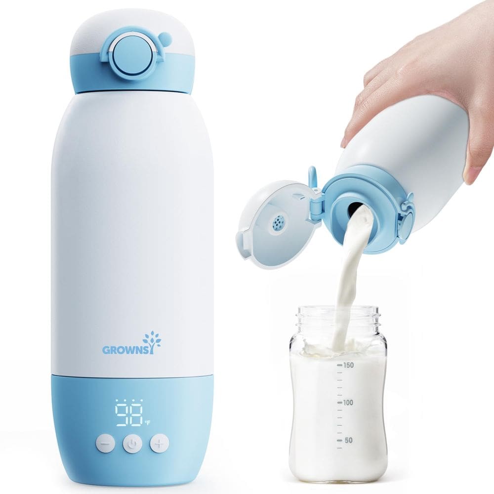 Aquecedor de mamadeiras portátil GROWNSY Fast Baby Warmer 500mL