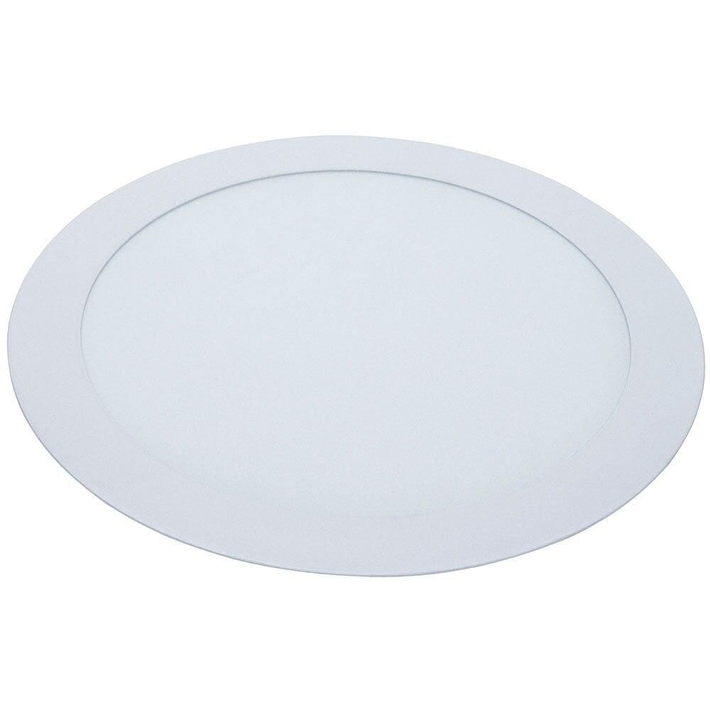 Painel Plafon Led de Embutir Modaza Redondo 18W, Luz Branca 4000K