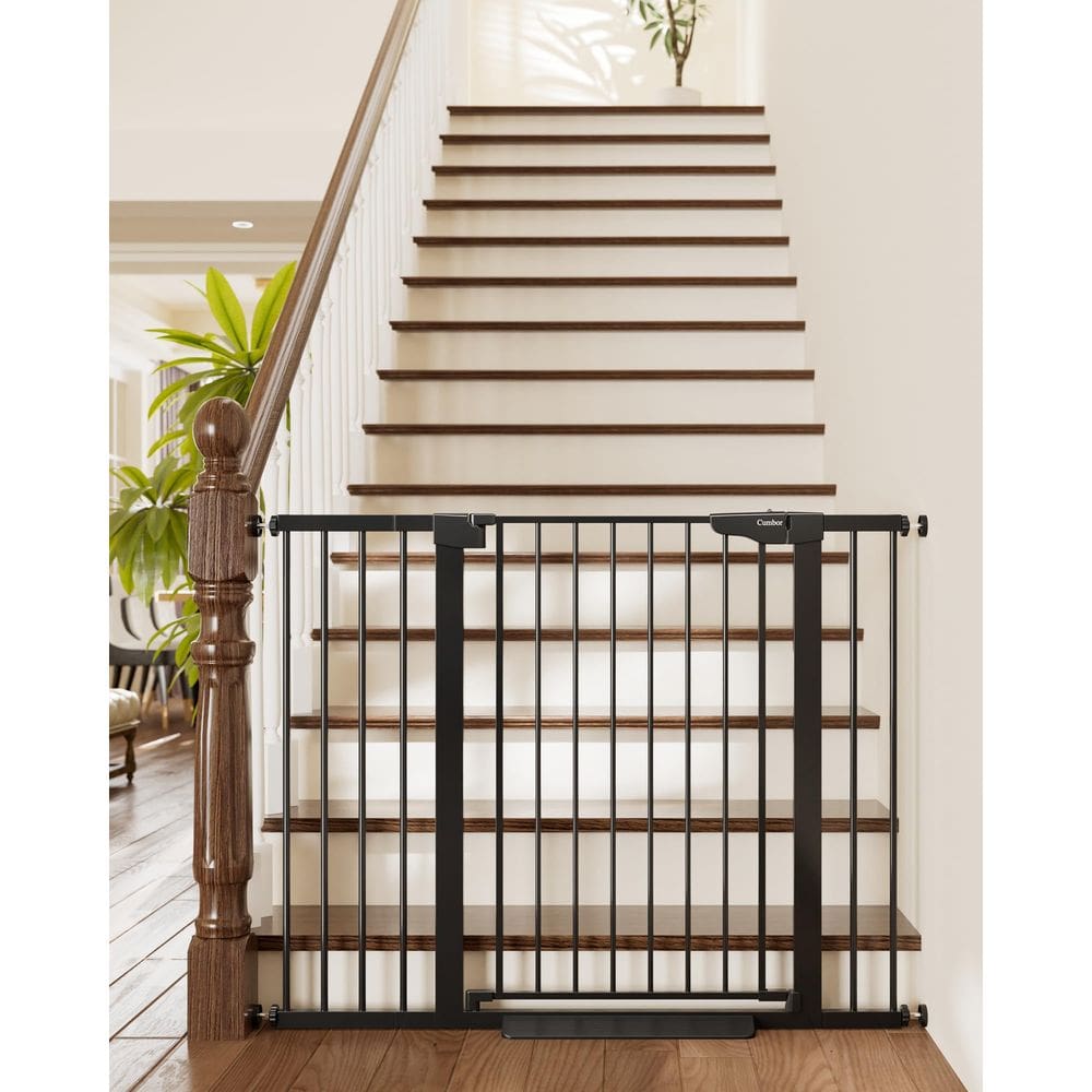 Baby Gate Cumbor 36 extra alto para escadas de 75,4 a 121,9 cm de largura