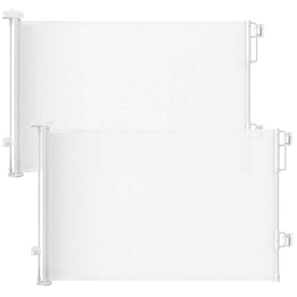 Pacote com 2 portas de bebê retráteis Cumbor para escadas de 140 cm de largura
