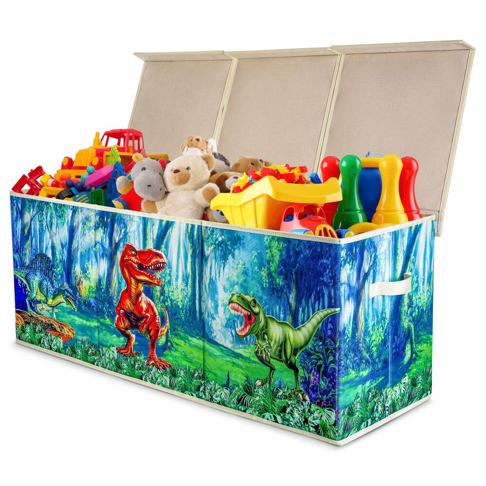 Toy Box Toy Toy para desfrutar de um grande dinossauro de armazenamento de animais de pelúcia