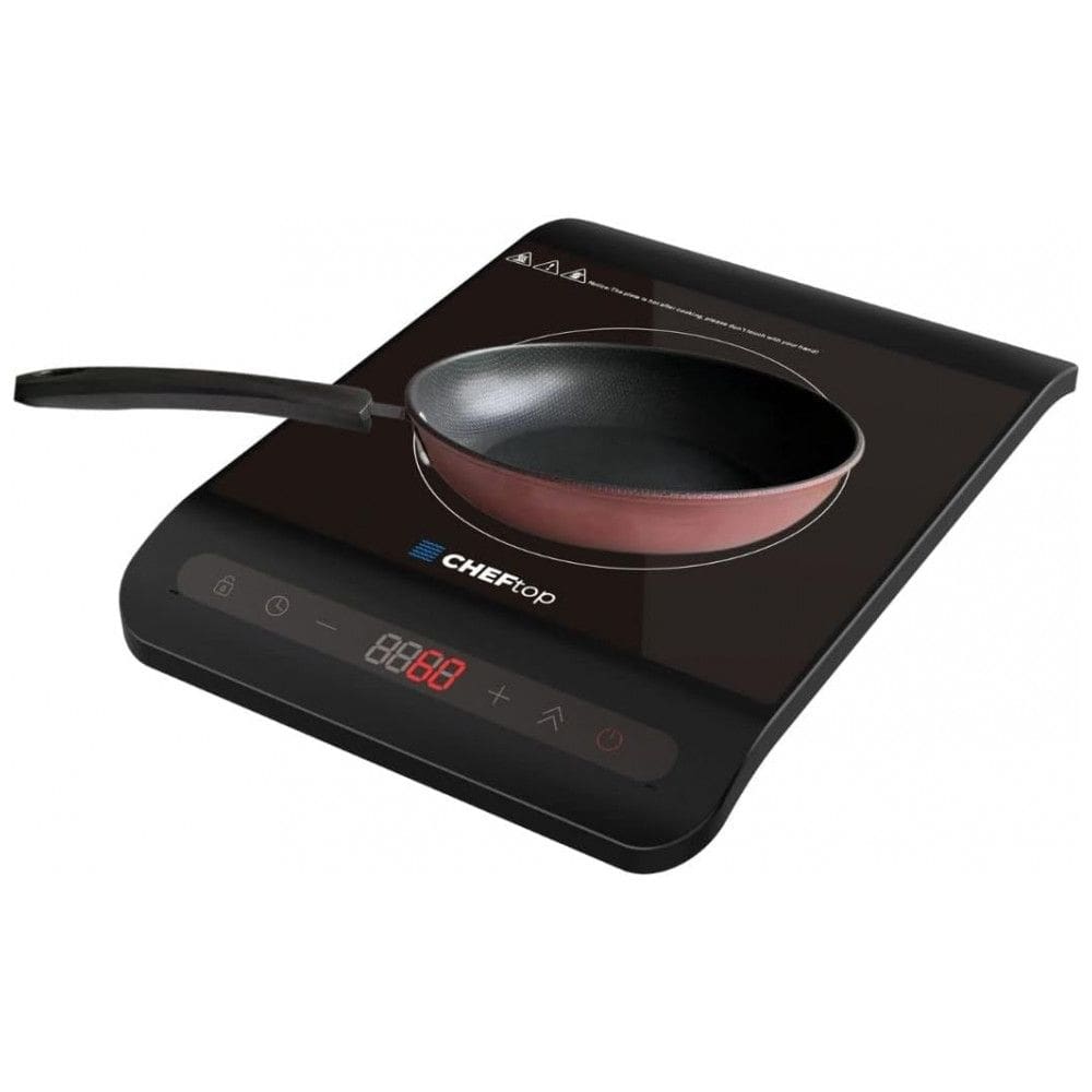 Cooktop de Indução Portátil ChefTop com Controle Digital e Temperatura Ajustável 1800W, 110v, DRINKPOD, Preto