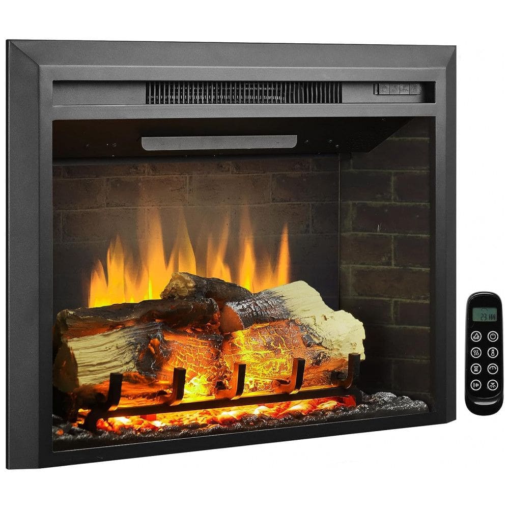 Lareira Elétrica de Embutir A54x72L com Controle Remoto e Som de Fogo, 1500W, 110v, LEGEND FLAME EF262, Preto