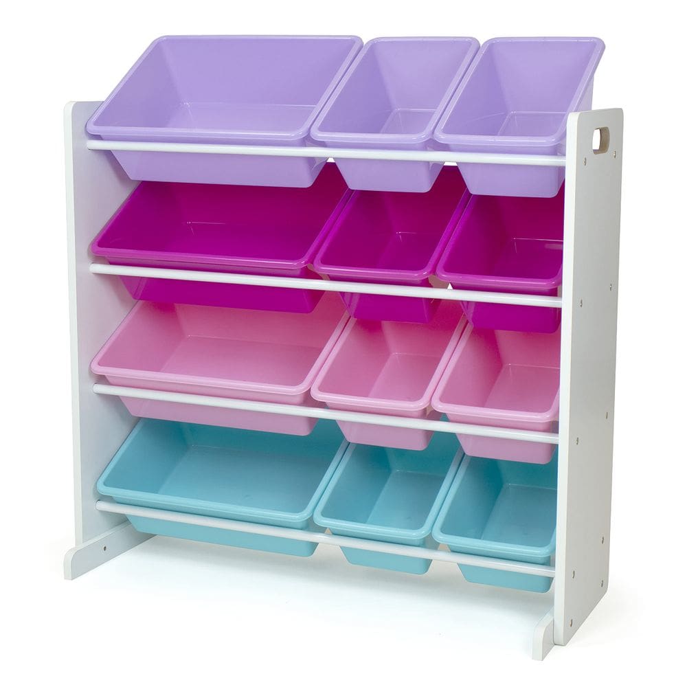 Organizador de armazenamento de brinquedos Humble Crew branco/rosa/roxo/turquesa