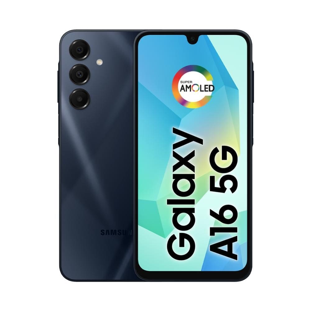 Smartphone Samsung Galaxy A16 5G 128GB 4GB RAM Câmera Traseira Tripla 50MP + 5MP + 2MP Selfie 13MP Tela 6.7\" Azul Escuro