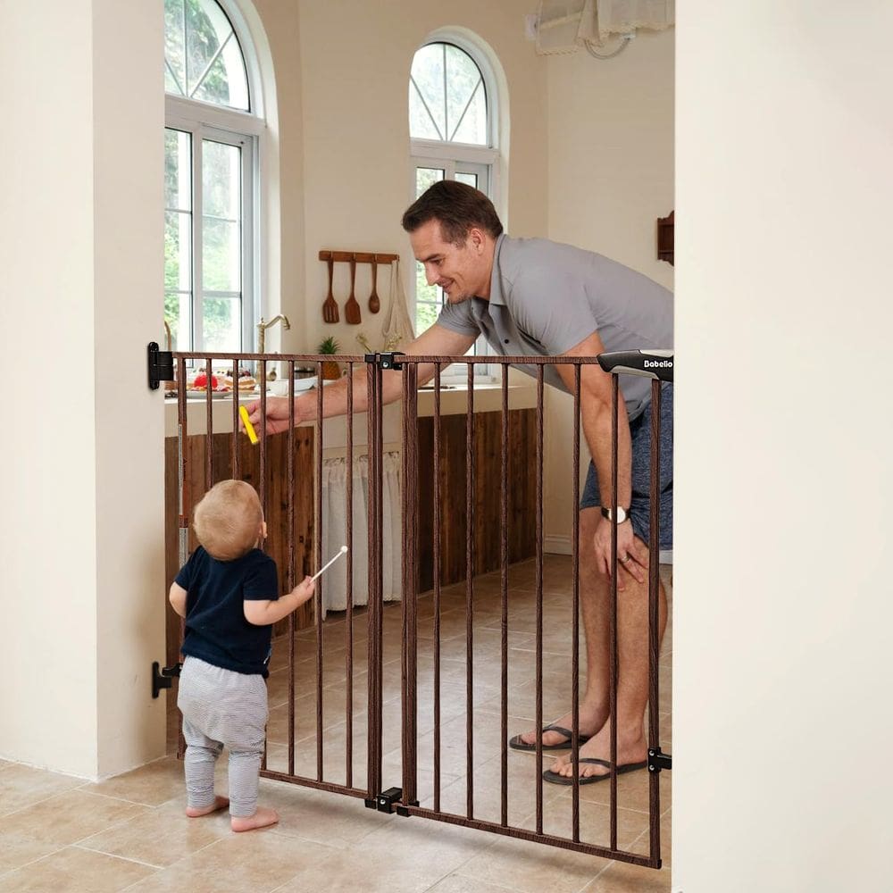 Portão de segurança BABELIO 34 Extra Tall 26-43cm para bebês e animais de estimação