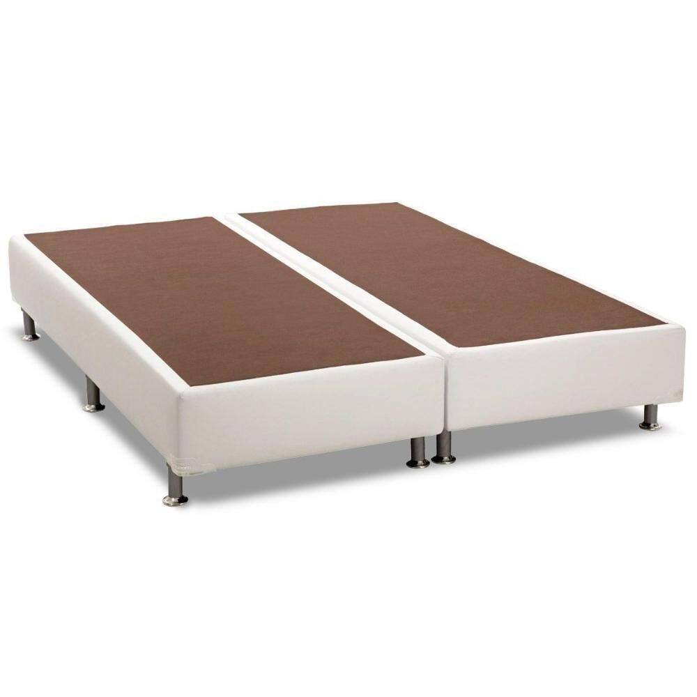 Cama Box Base King Universal Courano White (186x198x20) - Ortobom
