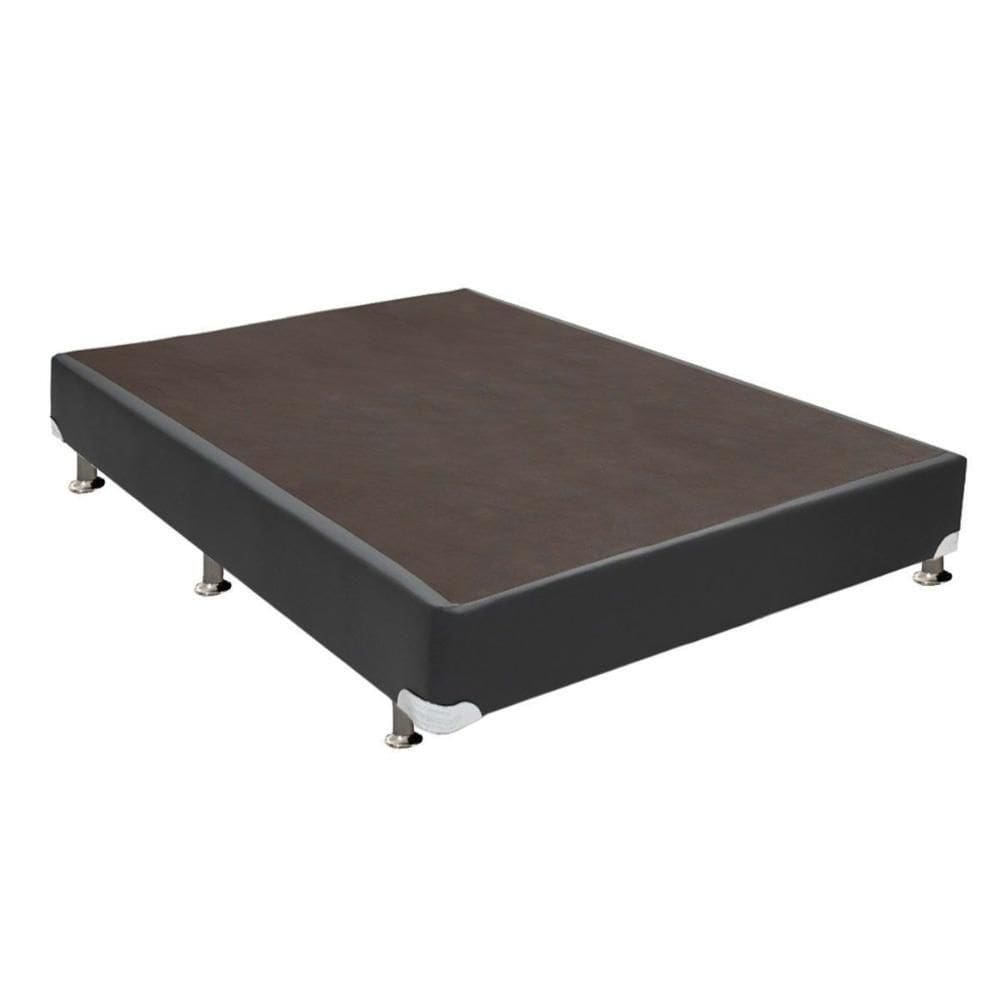 Cama Box Base Casal Americana Courano Gray (138x188x23) - Ortobom