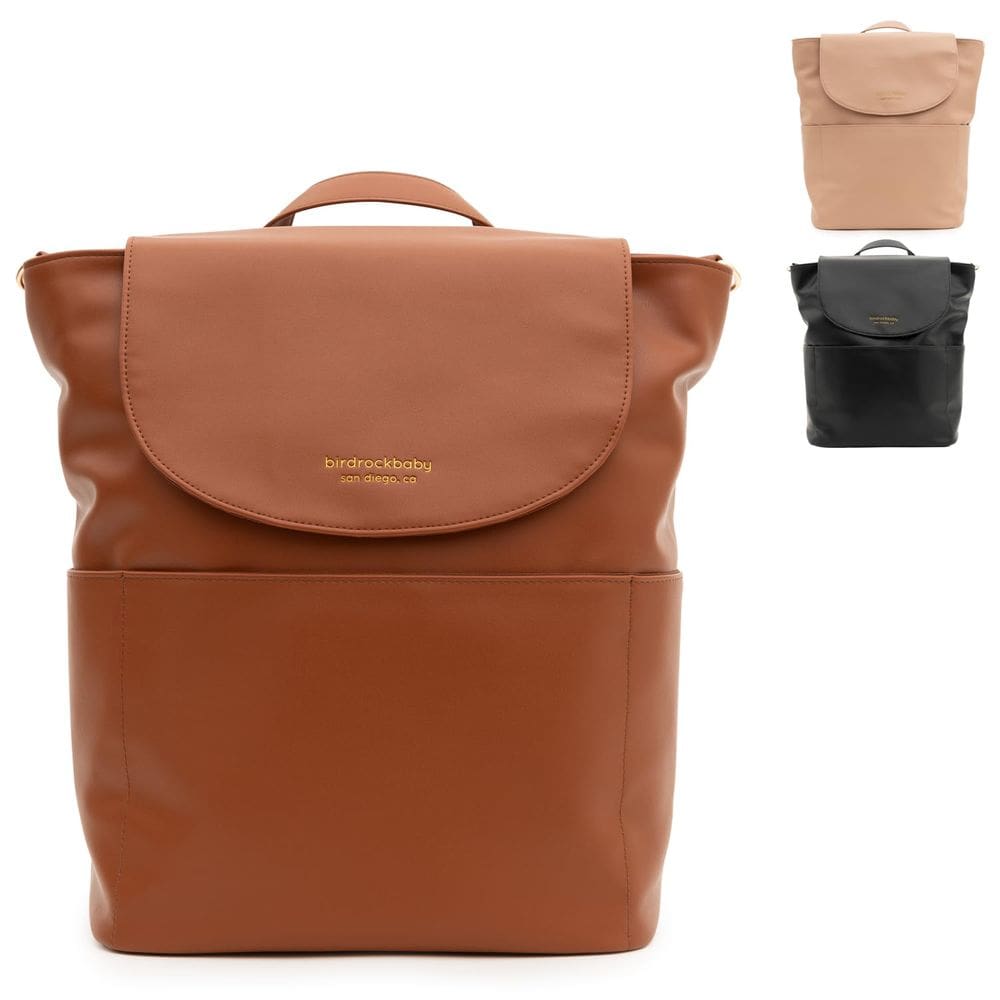 Mochila para fraldas BirdRock Baby Seaside Vegan Leather