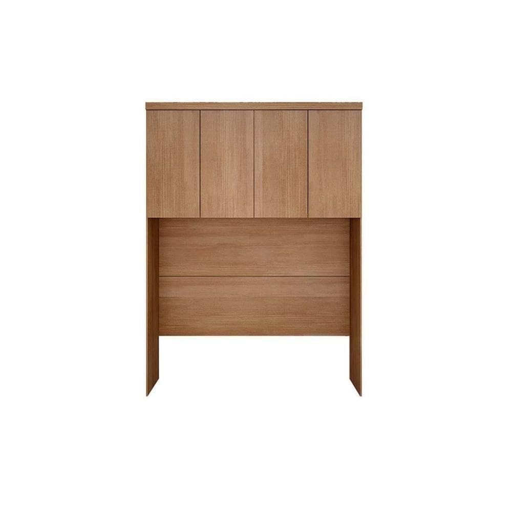 Módulo De Quarto Casal Armário Ponte Aéreo -queen 167cm Rizon-linea C- 4 Portas Cumaru - Novo Horizonte
