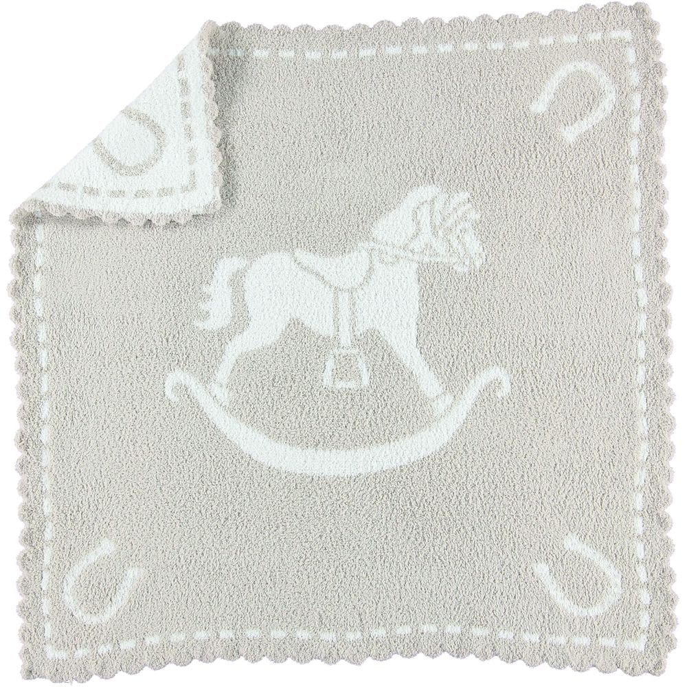 Cobertor de recepção para bebês Barefoot Dreams CozyChic Scalloped