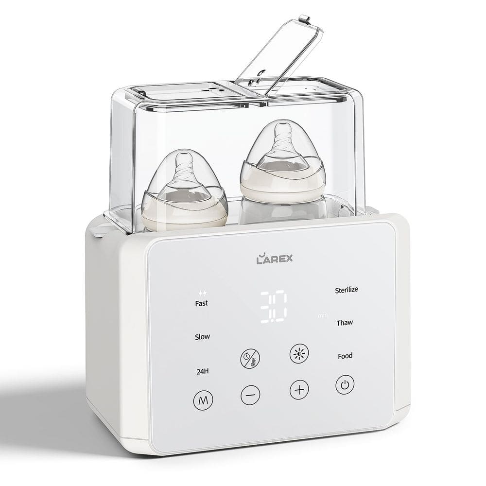 Aquecedor de biberões Larex Double 11 em 1 Fast para leite materno