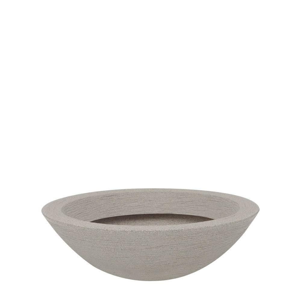 Vaso Bowl Terra Fosco 75x24cm Granito Pedra