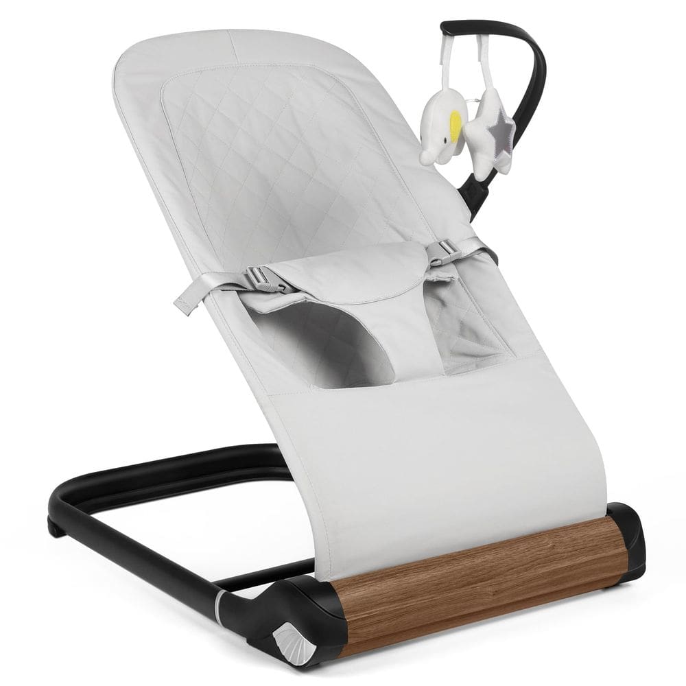 Cadeira Baby Bouncer ToRun Comfortable Support cinza claro