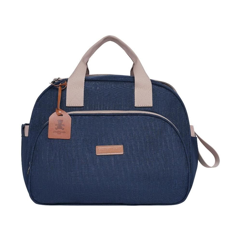 Bolsa de Maternidade Grande Pirulitando Baby Joy AzulMarinho