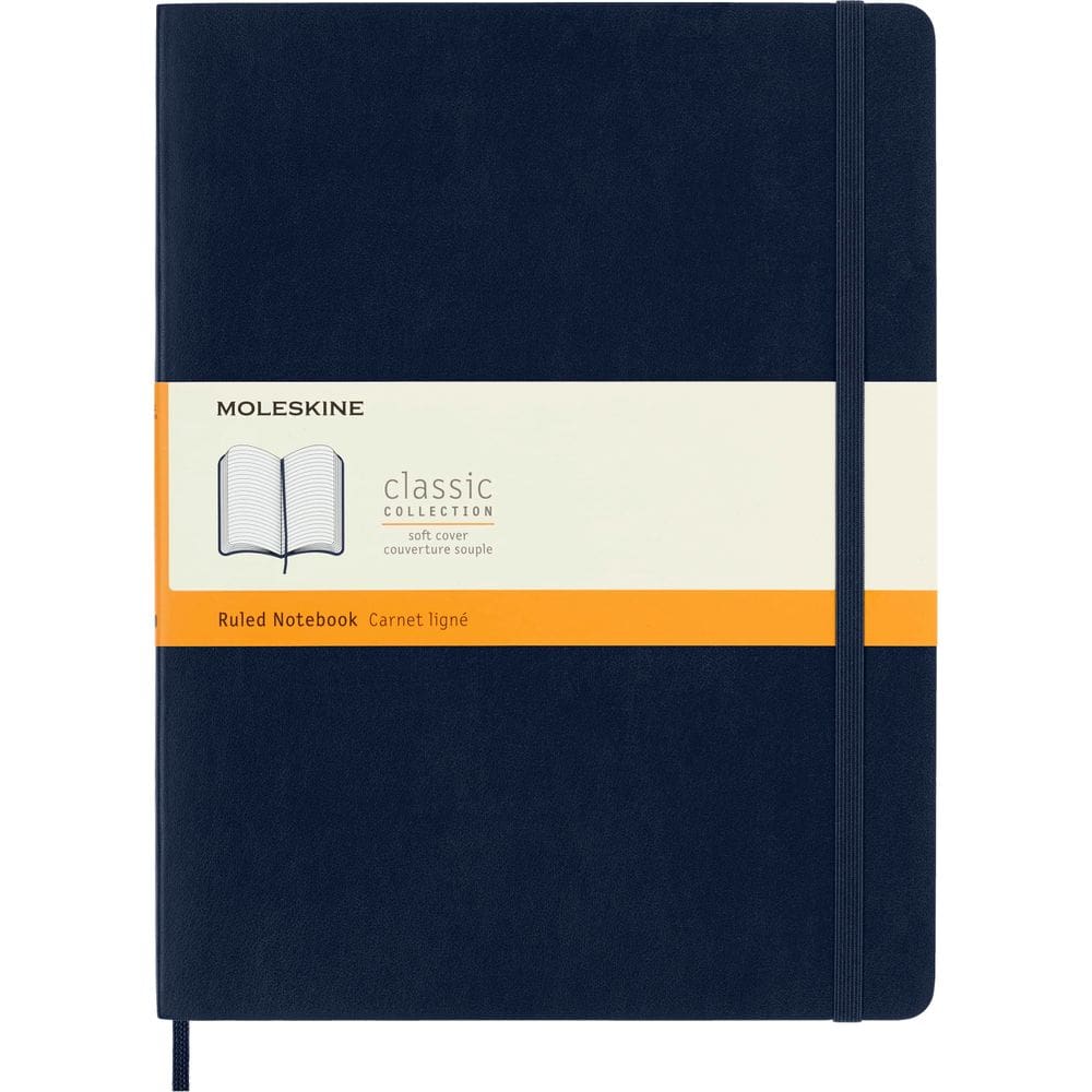 Caderno Moleskine Classic Soft Cover XL azul safira