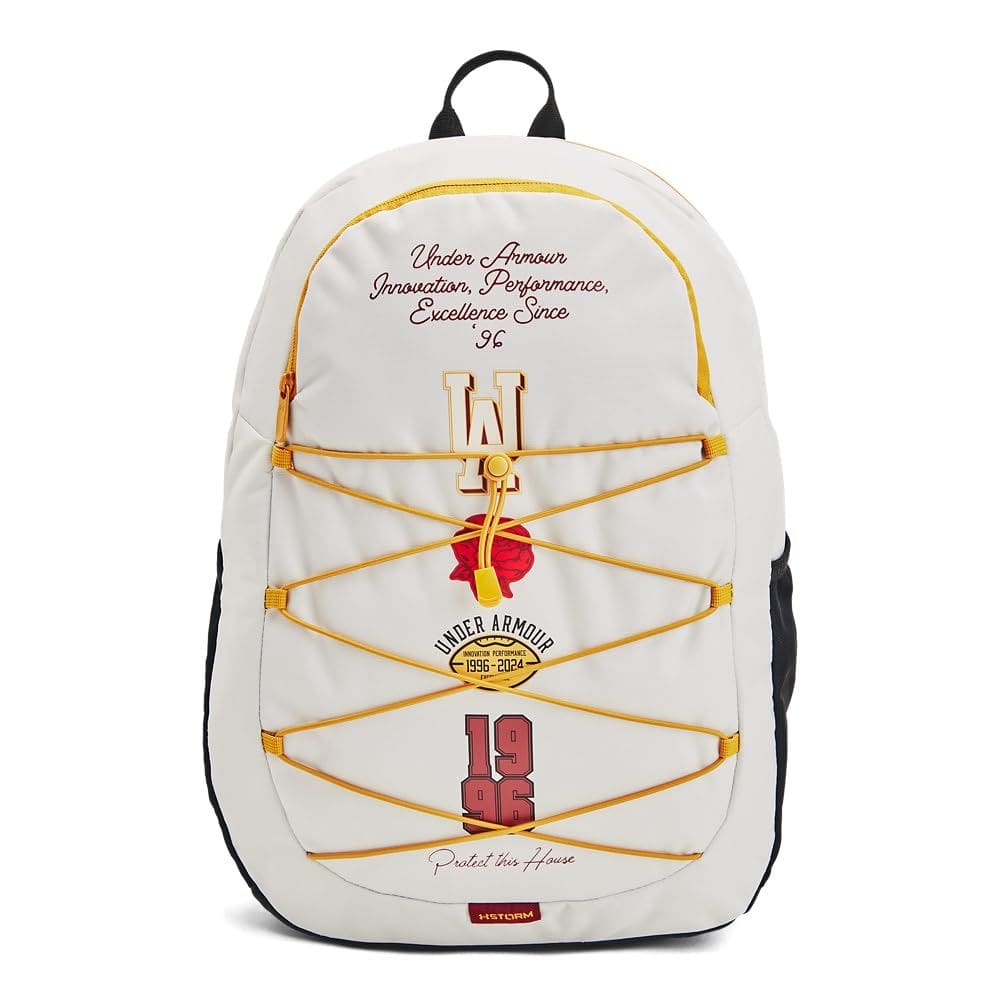Mochila Under Armour unissex para adultos Hustle Sport White Clay