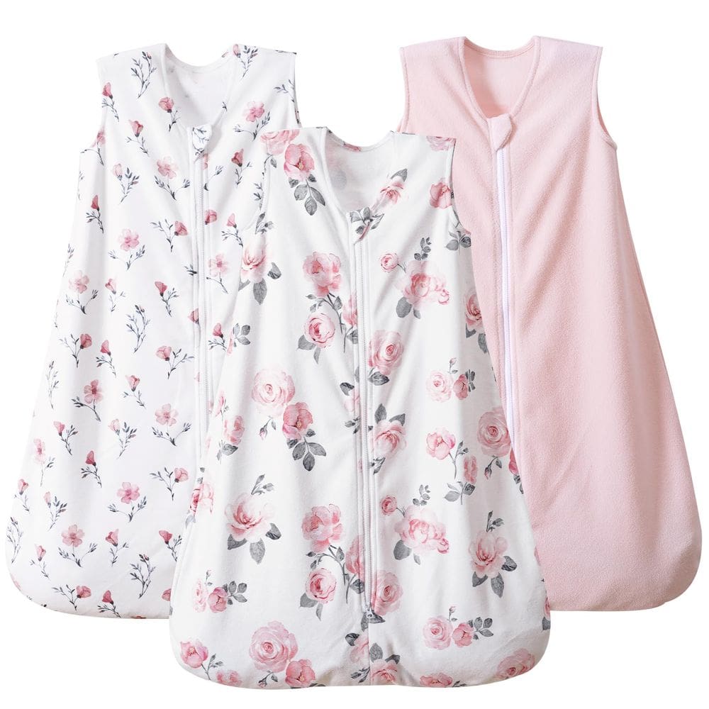 Cobertor portátil para bebês PHF Soft Microfleece, floral de 6 a 12 meses