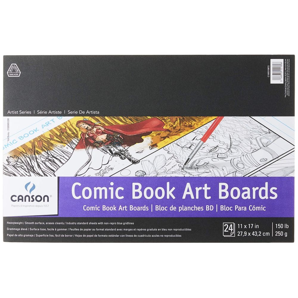 Papel artístico Canson Comic 11 x 17 polegadas 24 folhas 250g