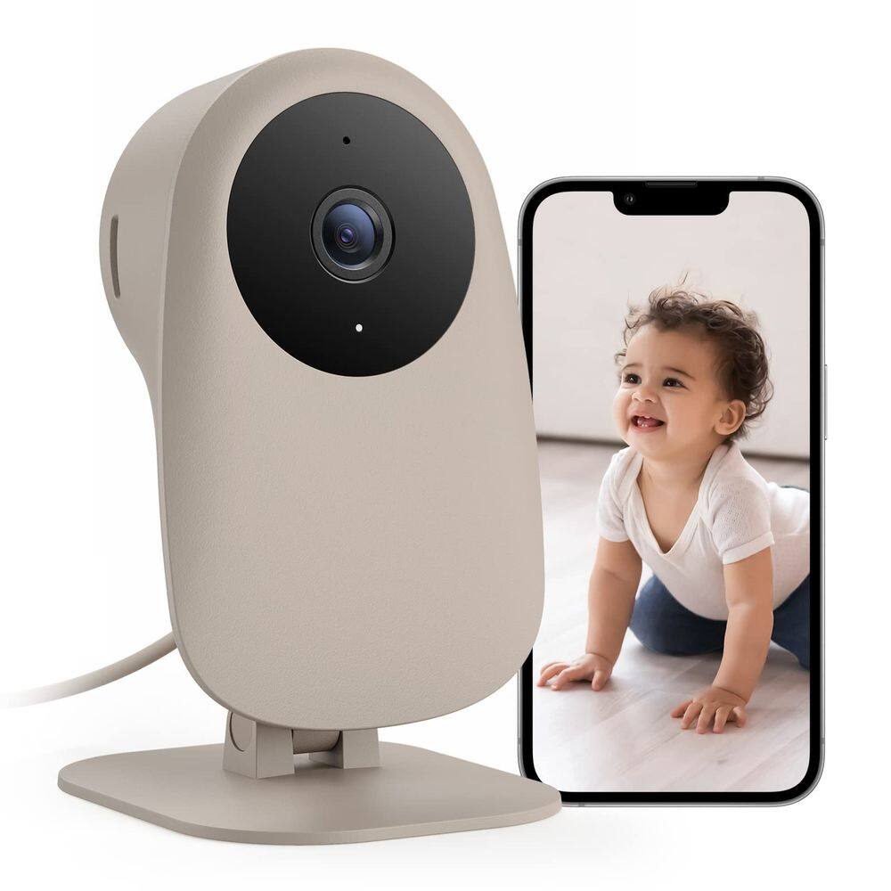 Monitor de bebê nooie com detecção de choro, visão noturna 1080P