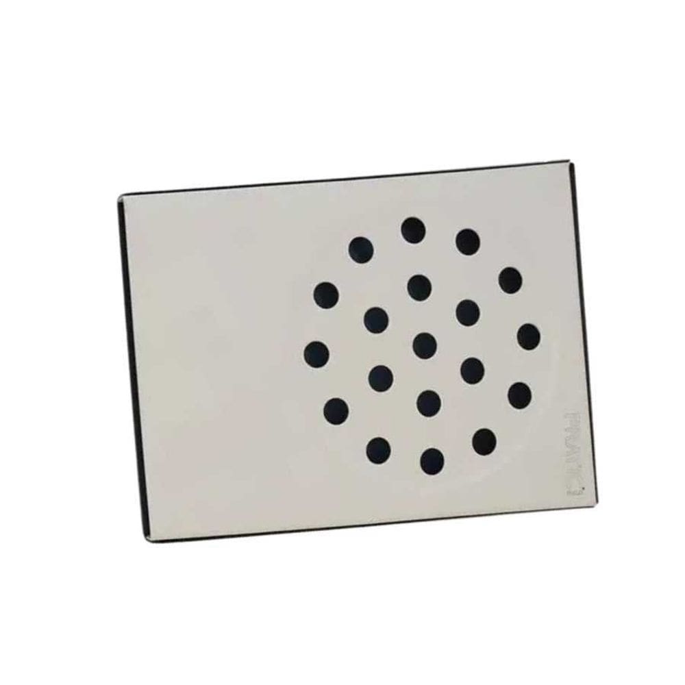 Ralo Inox Branco Fosco Para Box Banheiro - Pratic Ralo