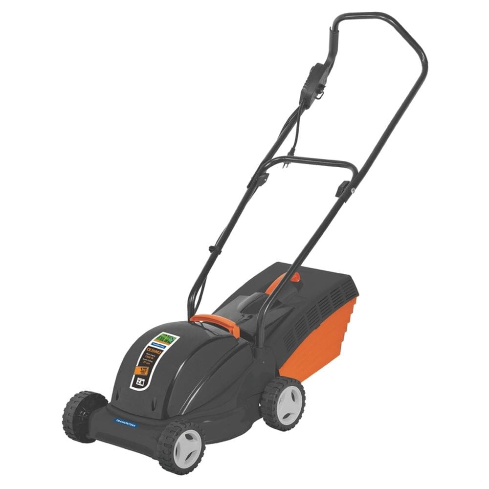 Cortador de grama elétrico Tramontina CE35M2 coletor rígido e chassi metálico 1300 W 220 V