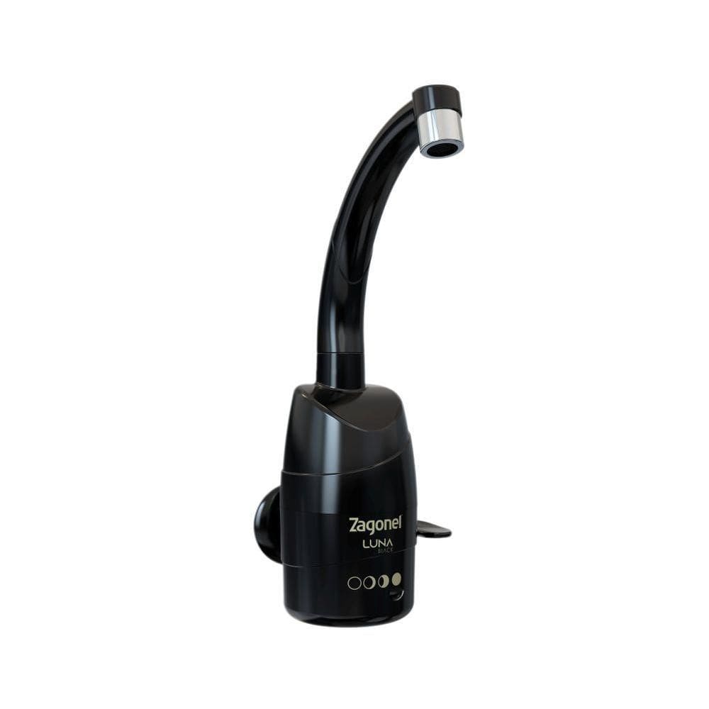 Torneira Eletrica De Parede Luna Black 4 Temperaturas 5500w 220v - Zagonel