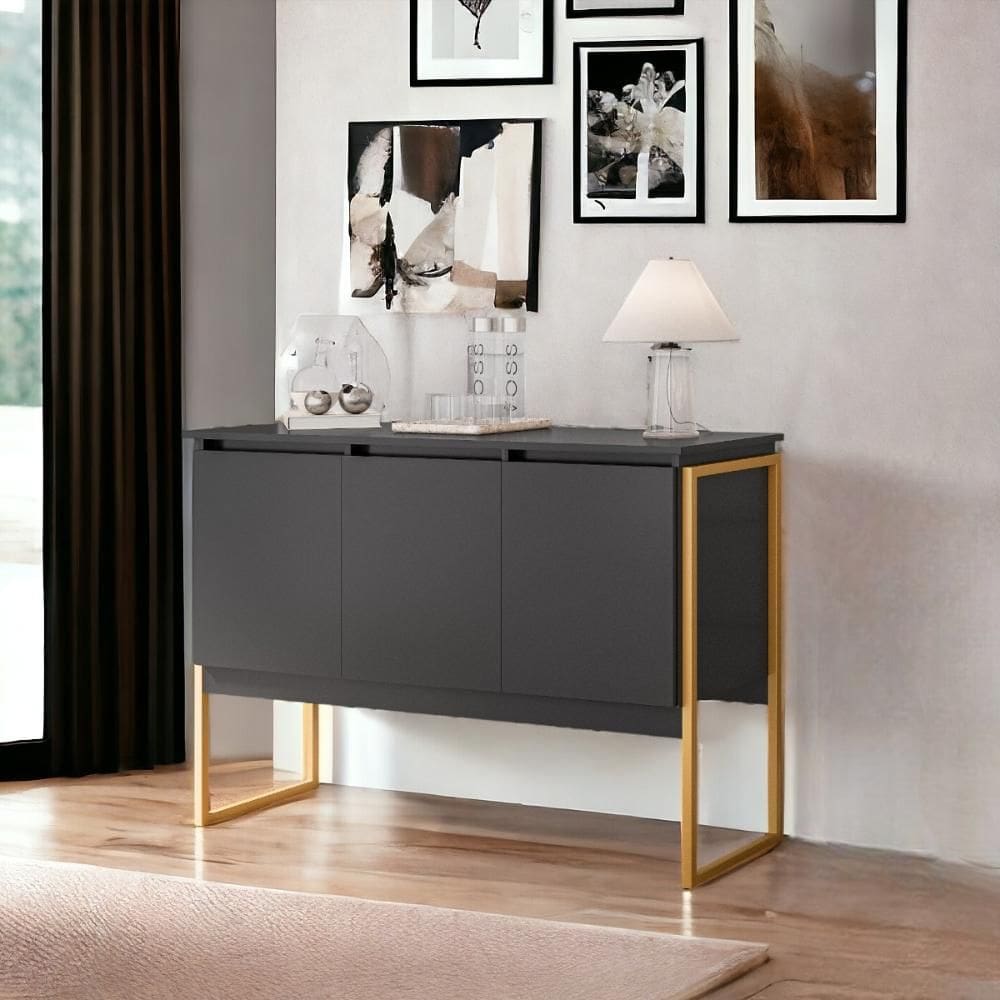 Buffet de Luxo Viareggio Preto Dourado