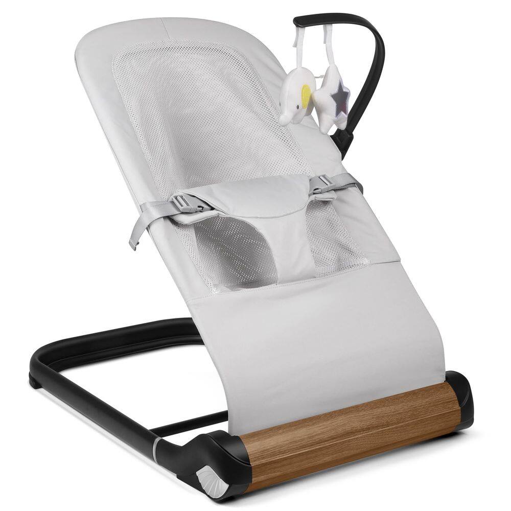 Cadeira Baby Bouncer ToRun Comfortable Support cinza claro