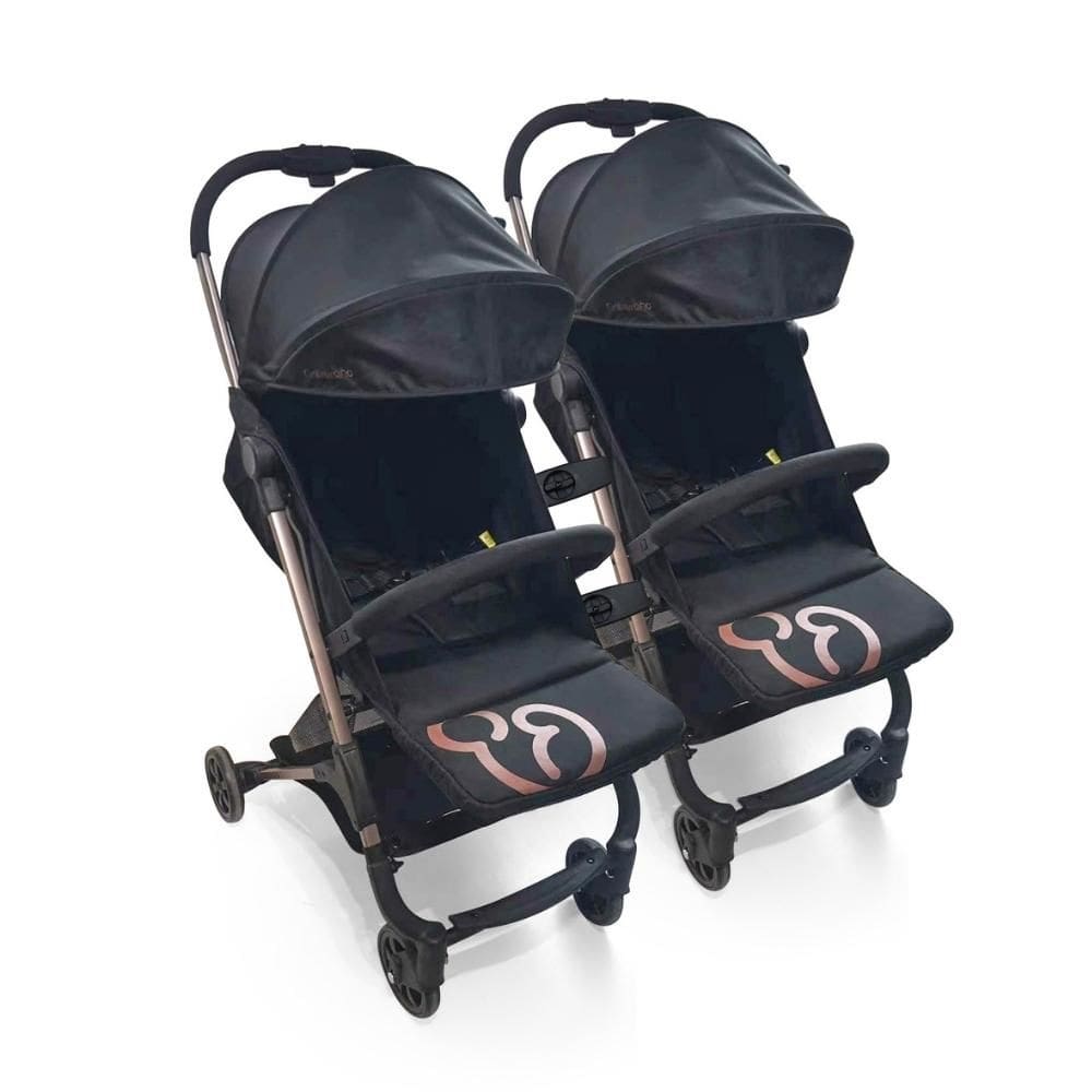 Carrinho Para Gêmeos Duolee Duo Preto Cobre (1085Dptc) - Galzerano