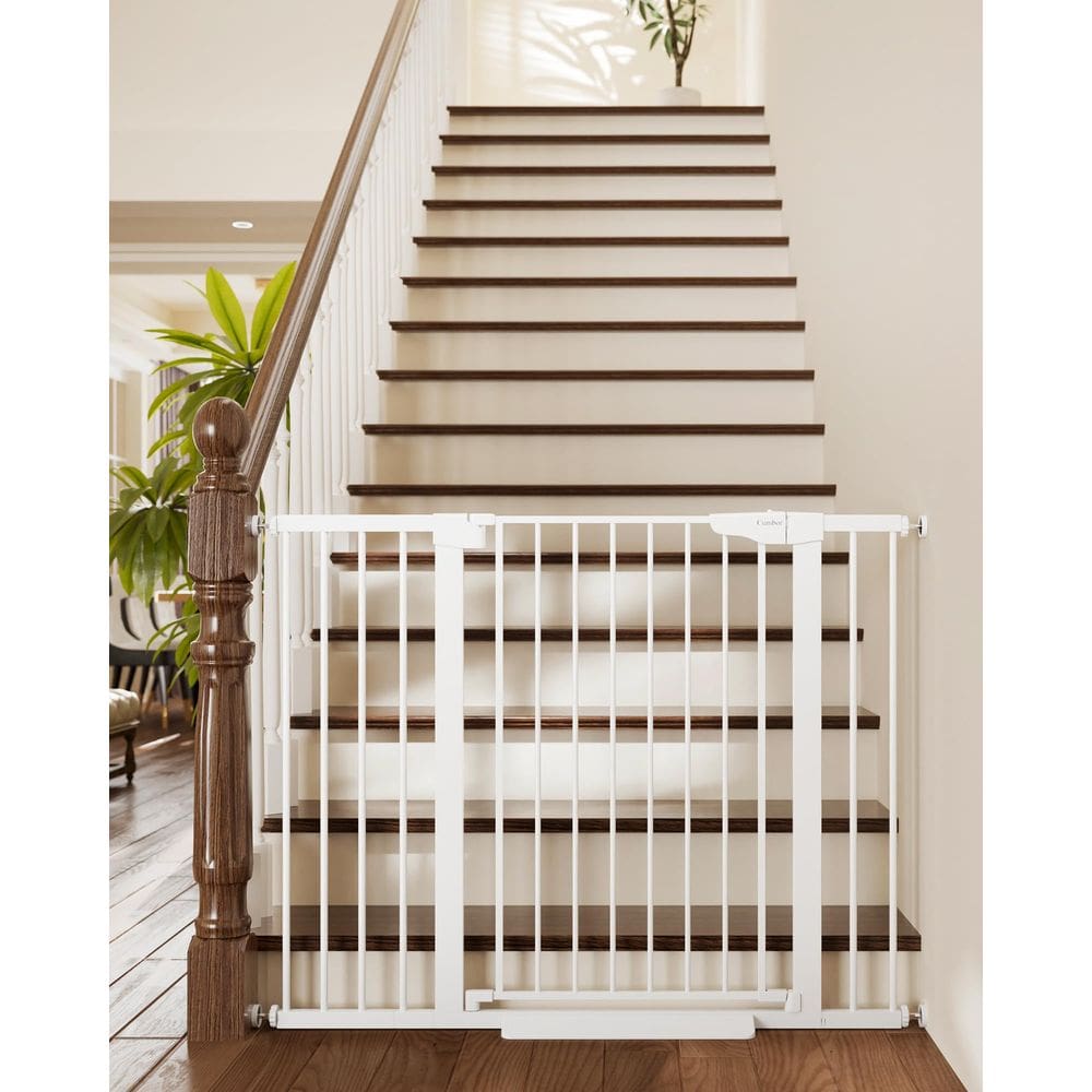 Baby Gate Cumbor 36 extra alto para escadas de 75,4 a 121,9 cm de largura