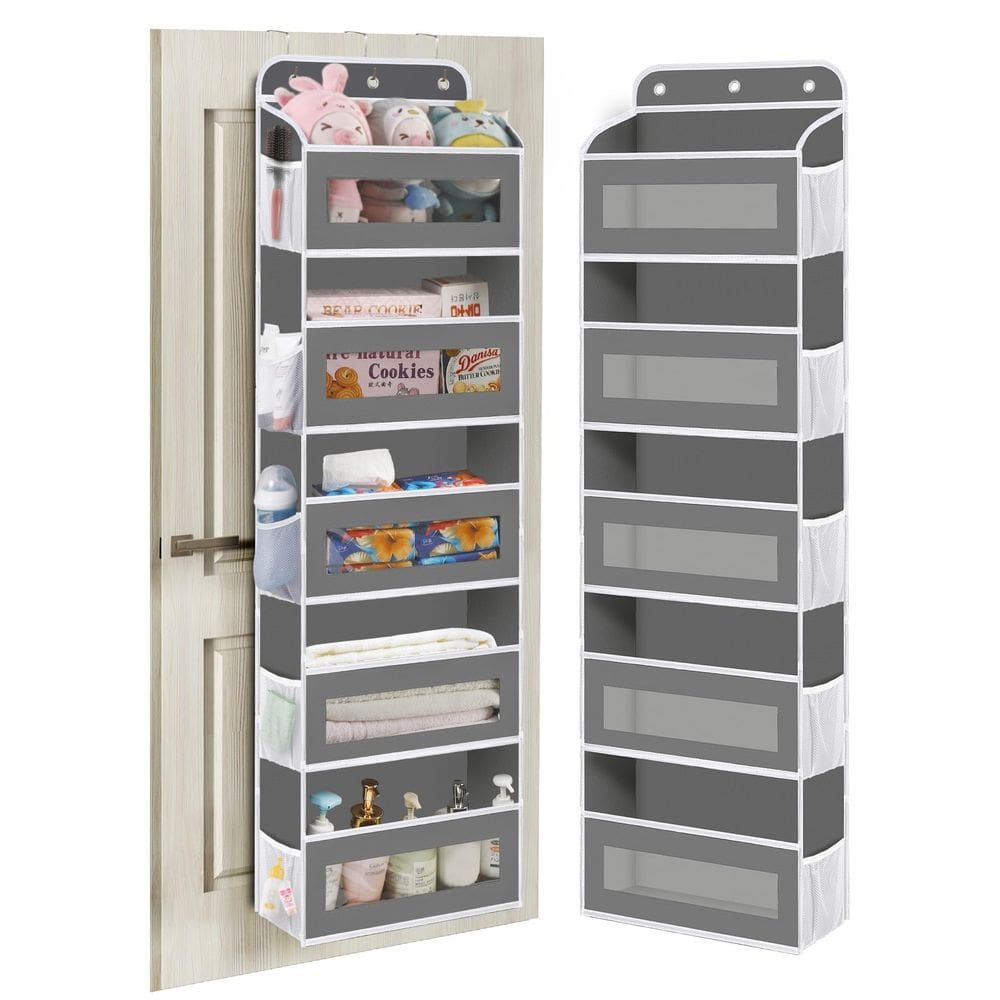 Organizador Over The Door KYEVIS, 5 prateleiras com 10 bolsos de malha