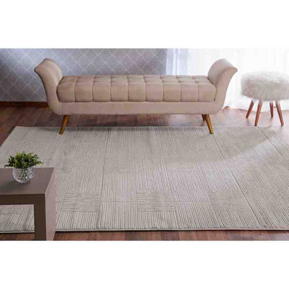 Tapete Piza 2,50 x 3,50 Prata Niazitex