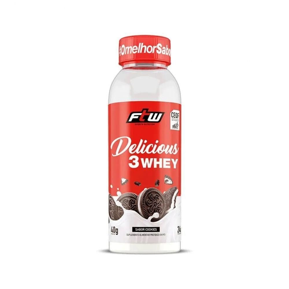 Delicious 3whey (40g) - Sabor: Cookies
