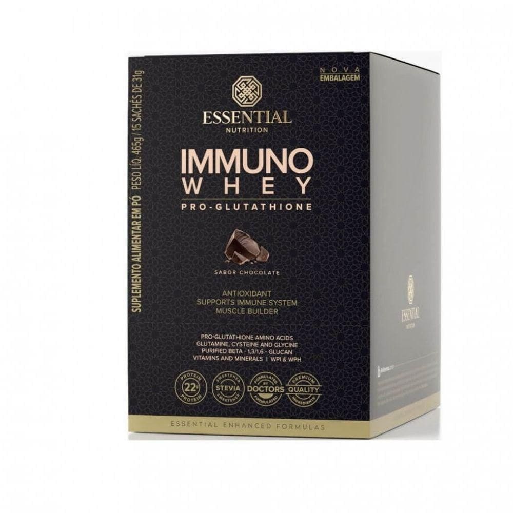 Immuno Whey Pro Glutathione Display - Sabor: Chocolate (15 Sachês 31g)