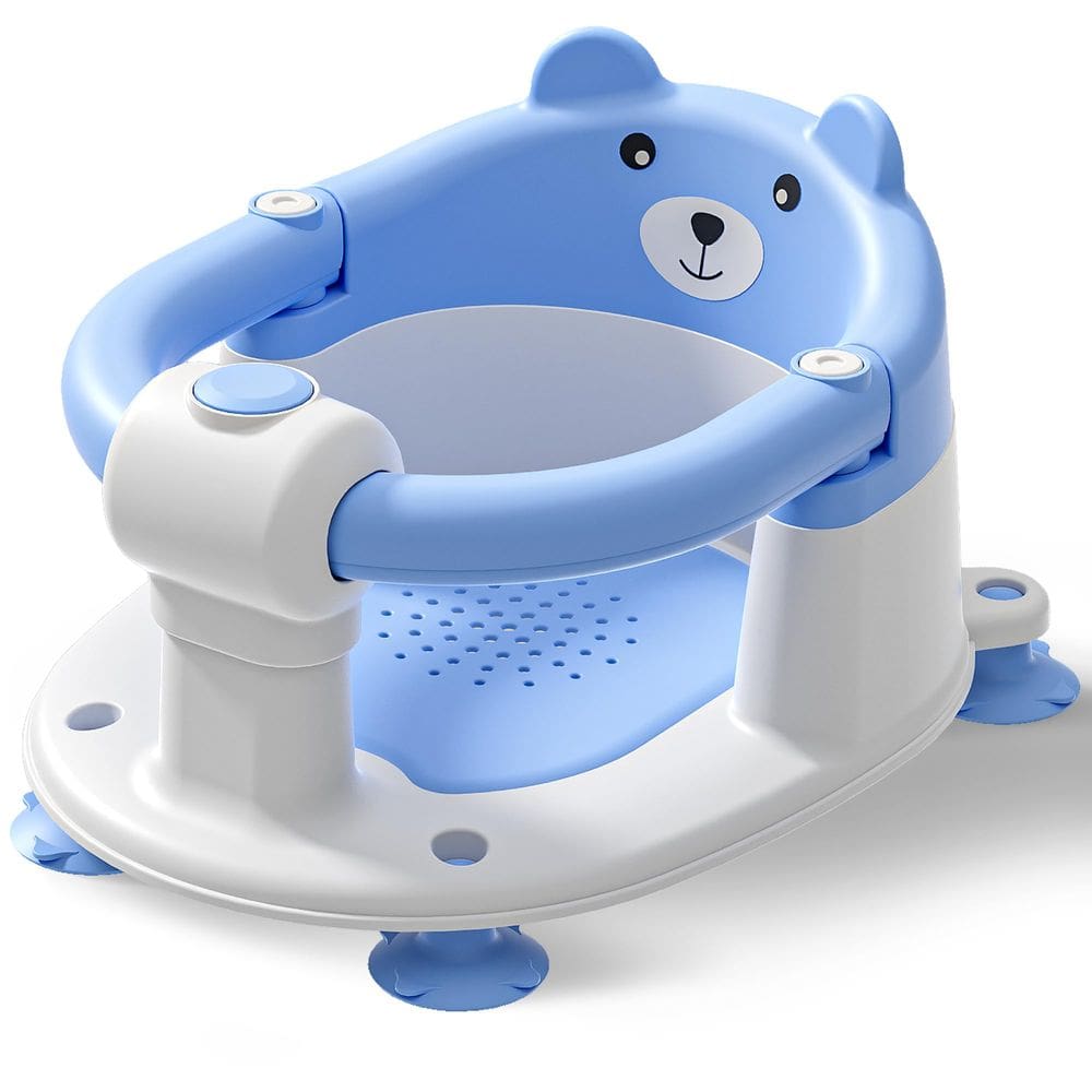 Assento de banho de bebê Tavlshero para bebês de 6 meses ou mais azul