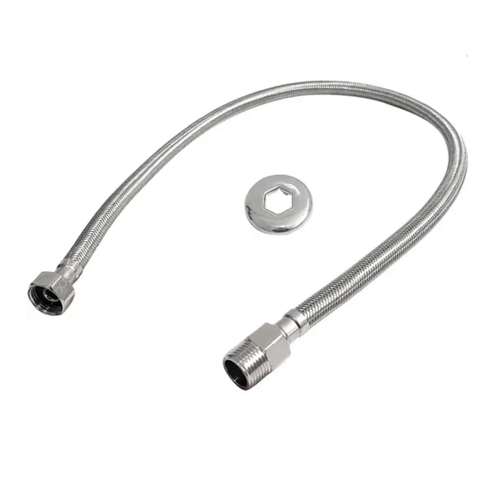 Engate Flexivel Inox Macho Femea 1/2 X 150CM - Blukit