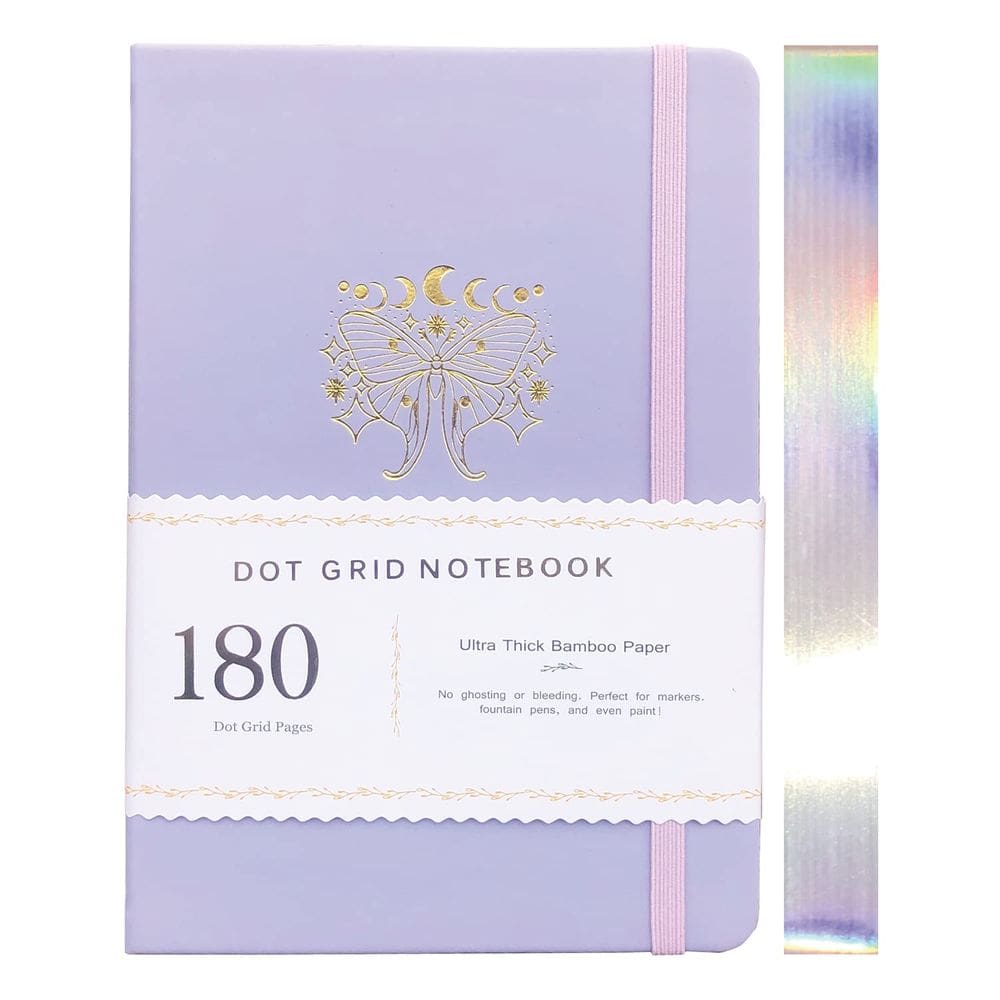 Caderno Diário BUKE Dotted 160 páginas, papel de bambu 180gsm