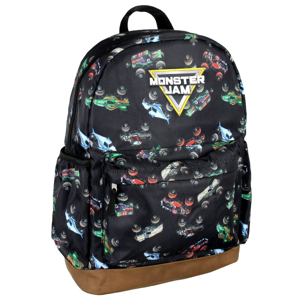 Mochila INTIMO Monster Jam Trucks Dragon Zombie Grave Digger Megalodon