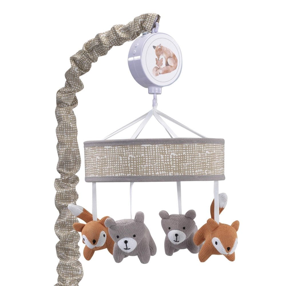 Musical Mobile Lambs & Ivy Painted Forest Grey/Bege