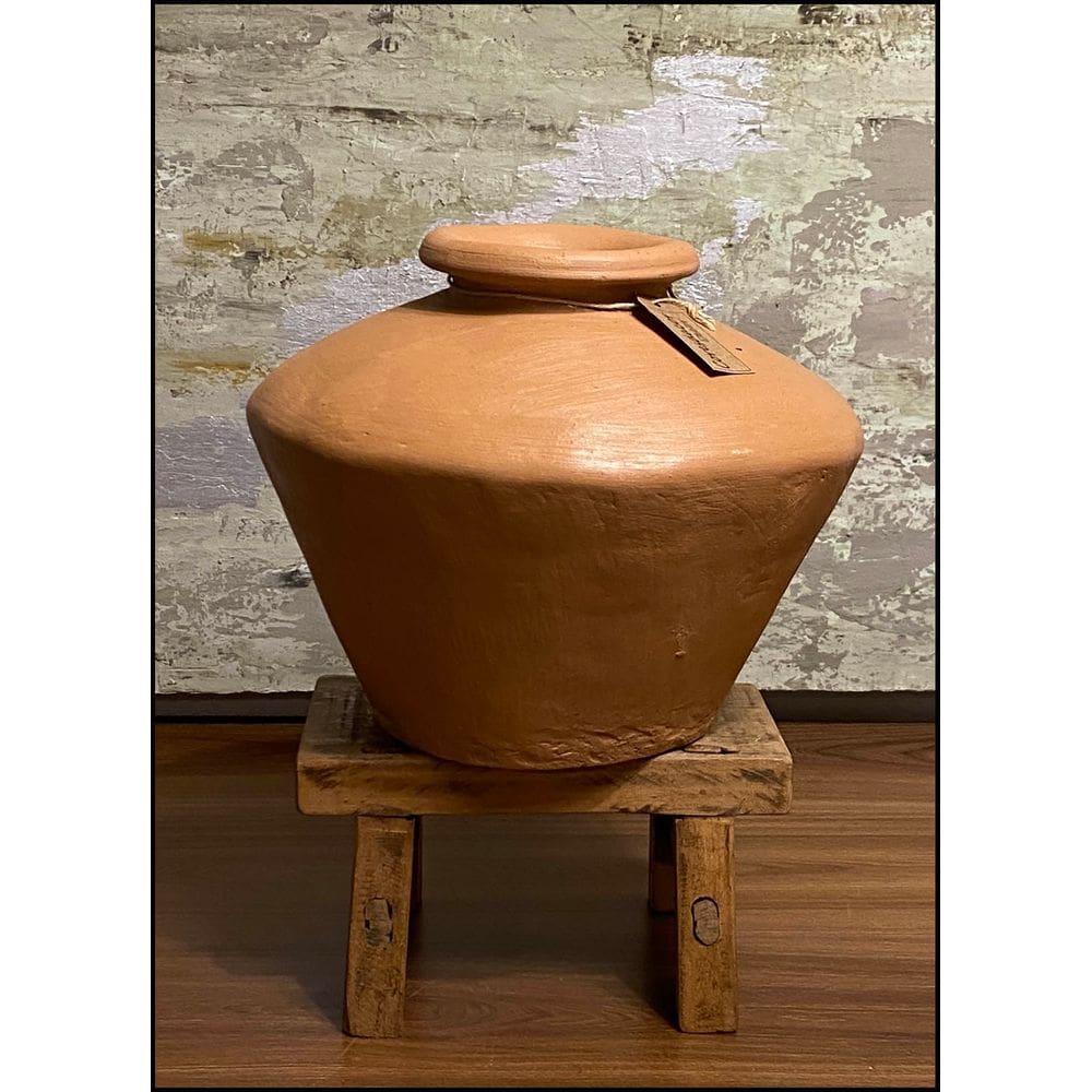 Vaso de Barro Peão Baixo