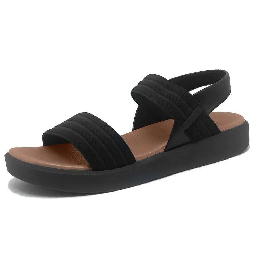 Sandalia Feminina Papete Conforto Elastico Usaflex