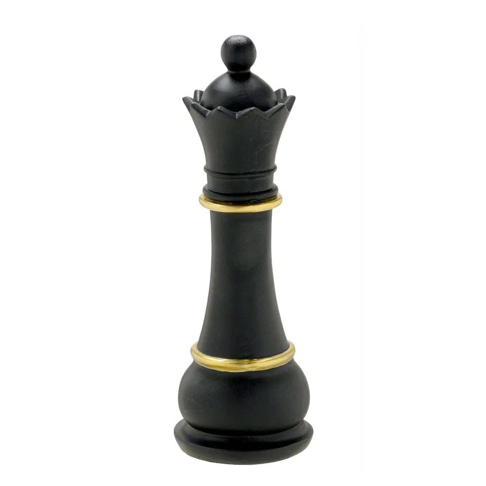 Escultura Rainha Decorativa Em Resina 26Cm