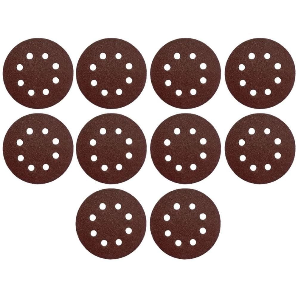 Disco de Lixa Pluma Lotus Flex Grão #60 125mm 10 Unidades