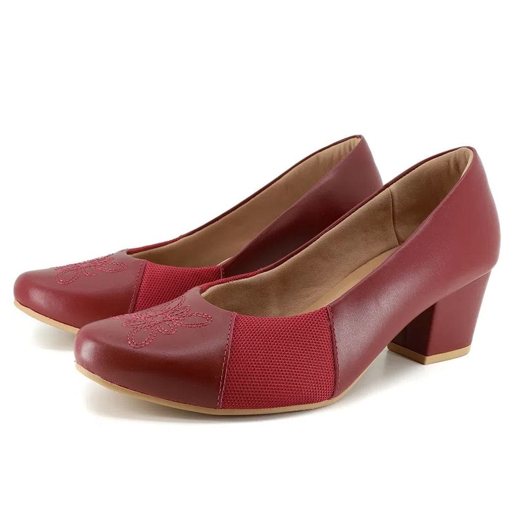 Sapato Feminino Salto Baixo Usaflex Q6693