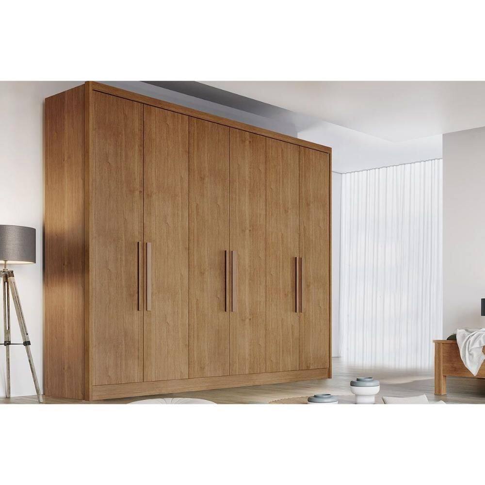 Guarda Roupa 6 Portas e 4 Gavetas New Vértice/Messina Cumaru - Novo Horizonte