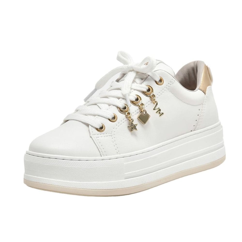 Tênis Feminino Casual Flatform Style Via Marte Pingentes