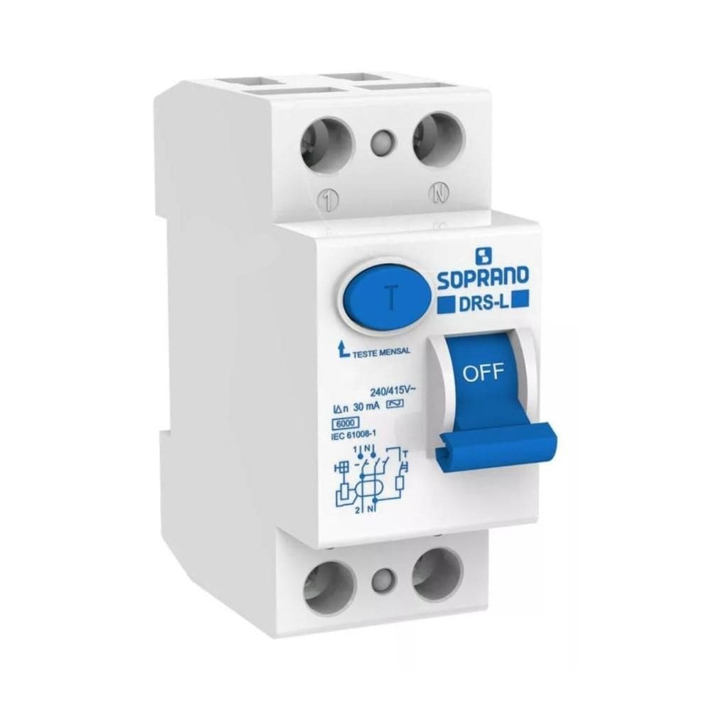 Interruptor Diferencial Residual Soprano DRS2 L-040A