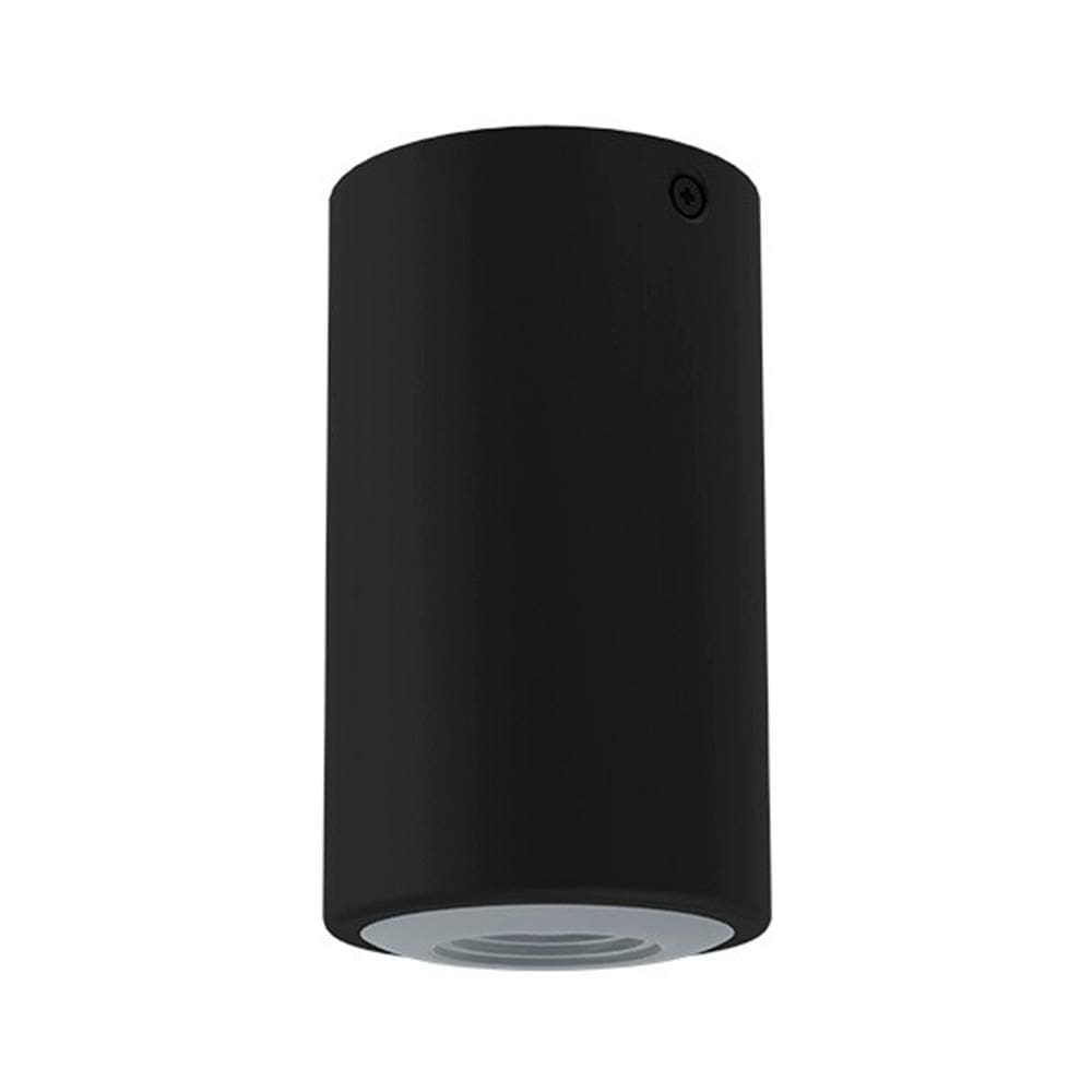Plafon de Sobrepor Taschibra Cannon Par20 Redondo Interno 20W, Preto